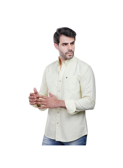 Buy Coup Basic Shirt For Men - Regular Fit - Light Yellow in Egypt