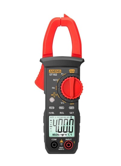 Buy 4000 Counts Digital AC Current Clamp Meter 400A Automatic Range Multimeter with Backlight Voltage Meter Clamp Gauge NCV Test Clamp Ammeter Universal Meter Tester Measuring Temperature in Saudi Arabia