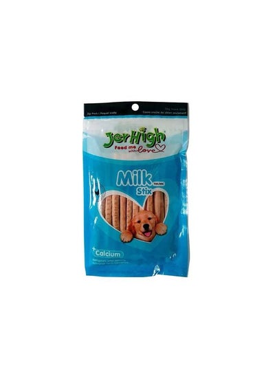 Buy Jerhigh Milk Stix Dog Treats 100g in UAE