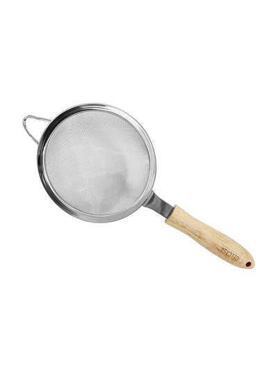 Buy Delcasa Stainless Steel Strainer With Wooden Handle DC2788 in UAE