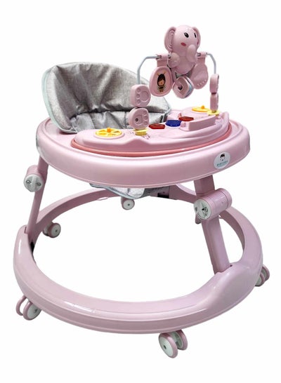 Buy Baby Walker Multifunctional Anti-Rollover Anti-O Folding 6-18 Months with Music and Phone Stand in Saudi Arabia