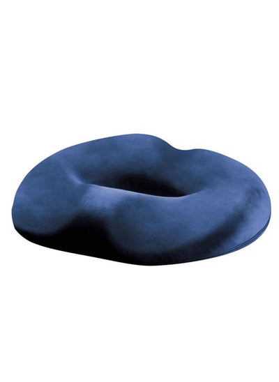 Buy Tycom Memory Foam Donut Pillow Tailbone Pain Relief, Memory Foam Seat Cushion for Office Chair, Wheelchair Office Chair Cushion for Back Cushion (Blue) in UAE