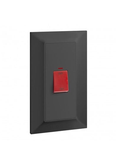 Buy 45A DP Switch + Neon (3X6) Belanko Anthracite in UAE