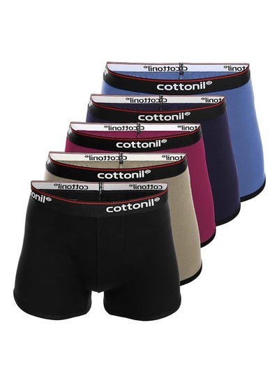 Buy Cottonil Set of 5 Everyday Boxer 0643 in Egypt