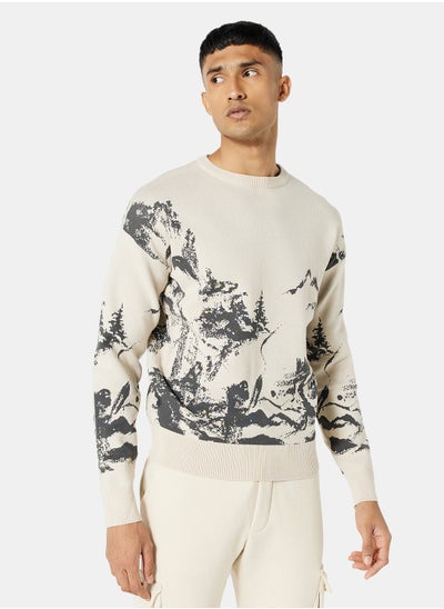 اشتري Desert Knit Crew Neck Sweater في الامارات