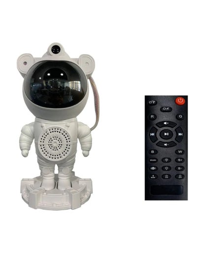 Buy Astronaut Galaxy Projector with Timer & Remote Control With Speaker USB Powered Spaceman Projector Lamp 360° Adjustable Astronaut Starry Night Light Projector For Room Decoration in UAE