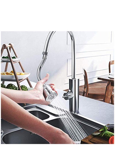 اشتري 360 Rotating Faucet Sprayer, Kitchen Faucet Accessories Booster Shower Household Faucet Water Splash Filter Kitchen Sink Filter Water Saver Nozzle في الامارات