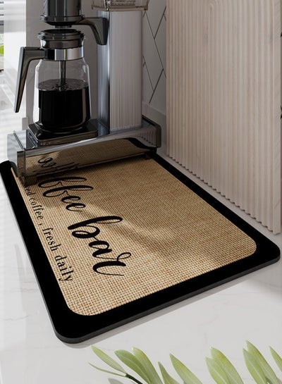 Buy Kitchen Drying Mat Coffee Maker Mat for Countertops 50*60CM in Saudi Arabia
