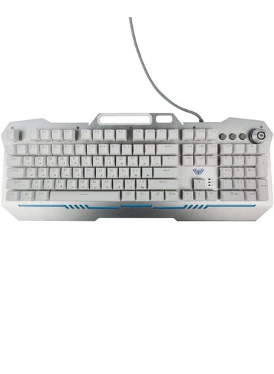 Buy Aula F2009 Full Mechanical Gaming Keyboard with Rainbow Backlit LED - Switches, Arabic/English Si-2009 in Egypt