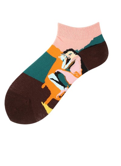 Buy Unisex Absorb Sweat and Deodorize Socks 3 Pairs High Quality Socks One Size Fits All in Saudi Arabia