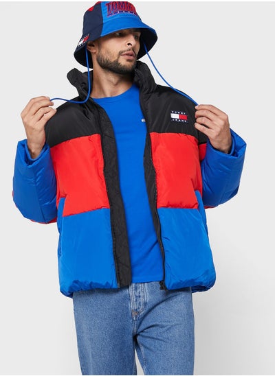 Buy Colour Block Puffer Jacket in UAE