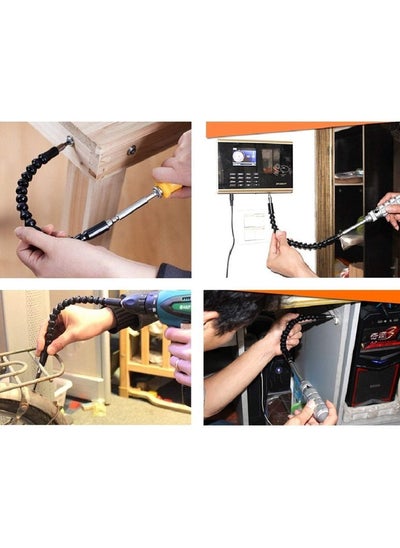 Buy Flexible Shaft Connecting Link For Electric Drill Connection Shaft Bits Extention Screwdriver Power Tools in UAE