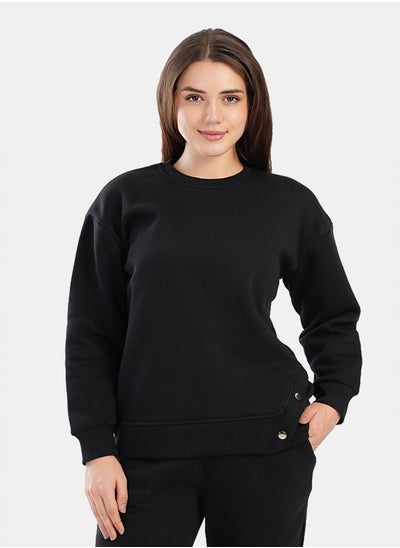 Buy Round Neck Lounge Sweatshirt in Egypt