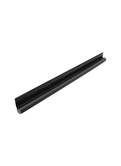 Buy 96CM Cutable Leather Self Adhesion Door Draft Stopper Dust Noise Light Insect Blocker Black in Saudi Arabia