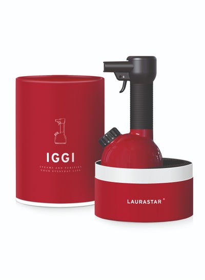 اشتري جهاز البخار المحمول الصحي Iggi Intense Red، يعقم جميع الأقمشة والأشياء في الامارات