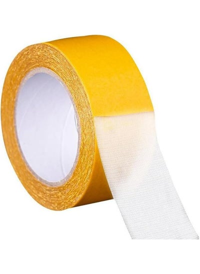 Buy Double Sided Carpet Tape, Versatile Clear Double Sided Tape Heavy Duty, Fabric Cloth Tape, No Glue Slag High Tack, For Fixing Carpets, Arts & Crafts, Woodworking, 1" x 33FT (10m) in UAE