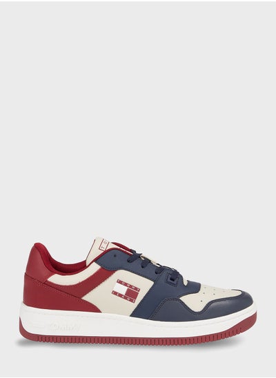 Buy Logo Basket Low  Top Sneakers in Saudi Arabia