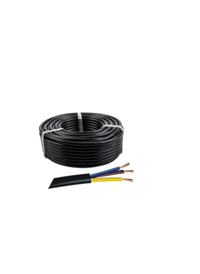 اشتري RR 1.5mm X 3Core Flexible Cable 100 Yard - Black في الامارات