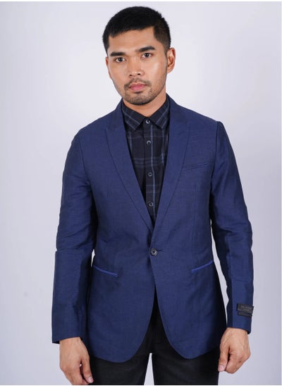 Buy Men’s Autumn Blazer – Midnight Blue in UAE