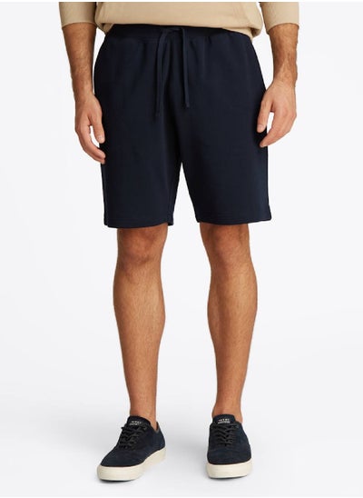 Buy Men's Essential Terry Sweatshorts - Cotton, Blue in Saudi Arabia