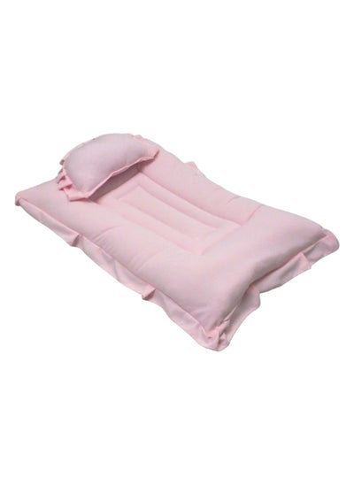 Buy Baby Bed with Thick Mattress Pillow for Newborn Babies 80x55cm in Saudi Arabia