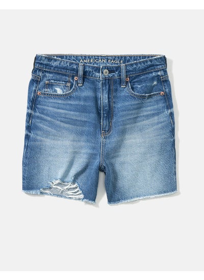 Buy AE Denim Highest Waist Baggy Short in UAE