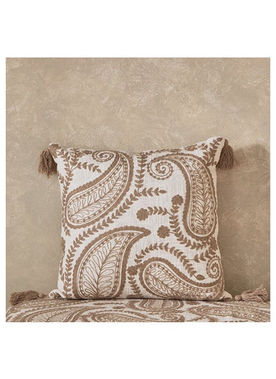 اشتري Mahrgan Esna Printed Patchwork Cushion 40 x 40 cm في الامارات