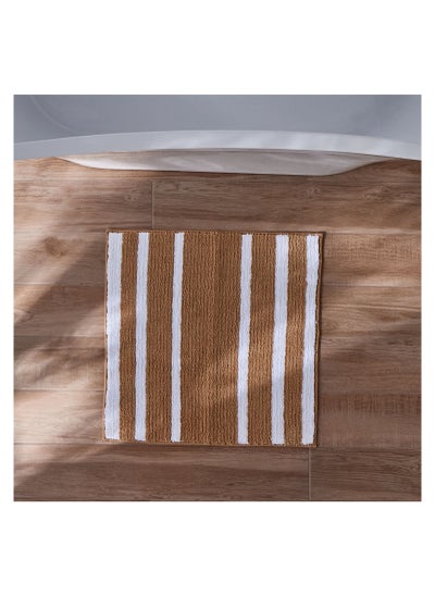 Buy Striped Anti-Slip Bath Mat 60x60cm. in Saudi Arabia