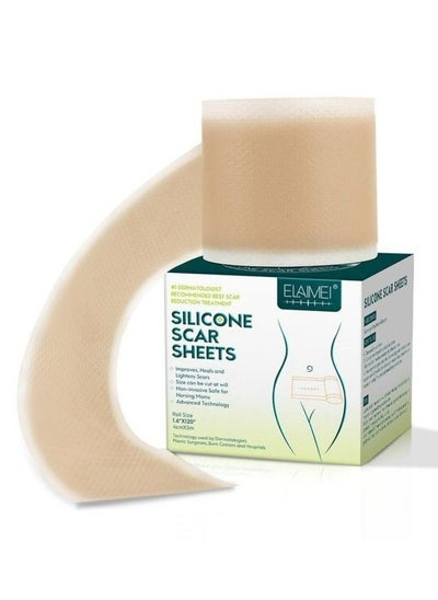 Buy Medical Silicone Scar Sheets Roll 3m - Silicone Gel Sheets for Scar Removal, Silicone Sheets For Removing Scars Painlessly, Reusable Scar Gel Treatment,Cut Custom Size Strips in UAE