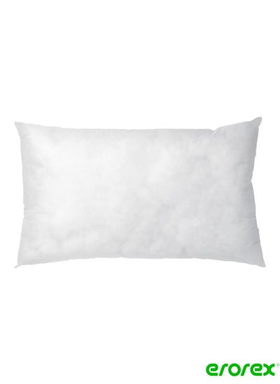 Buy Cushion pad white 40x65 cm in Saudi Arabia