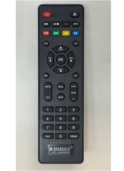 اشتري Remote Control For Stargold SG-6999HD Receiver في الامارات