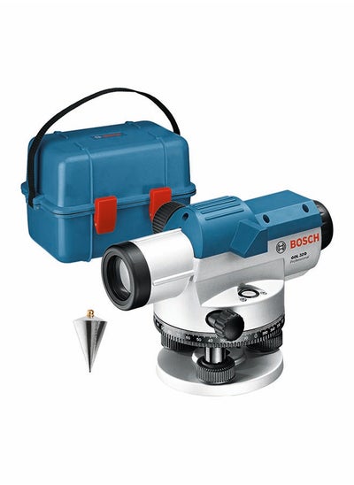 Buy Bosch Professional Optical Level GOL 32 D, ideal for outdoor use, 32x magnification, up to 120m range | Model: 0601068500 with 1 year warranty in UAE