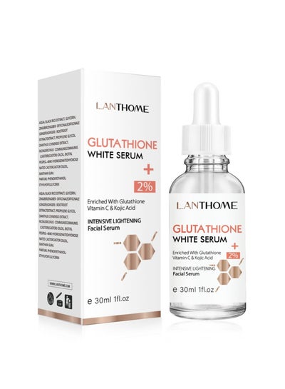 Buy Advanced Glutathione Intensive Lightening Facial Serum Whitening The Skin Diminish Sunburn And Dark Spots (30ml) in UAE