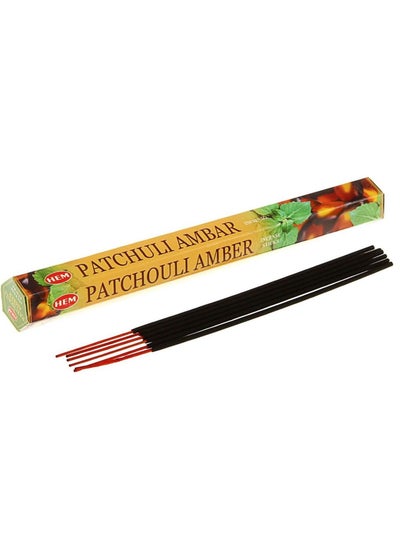 اشتري Patchouli Amber Incense Sticks Pack of 20 في الامارات