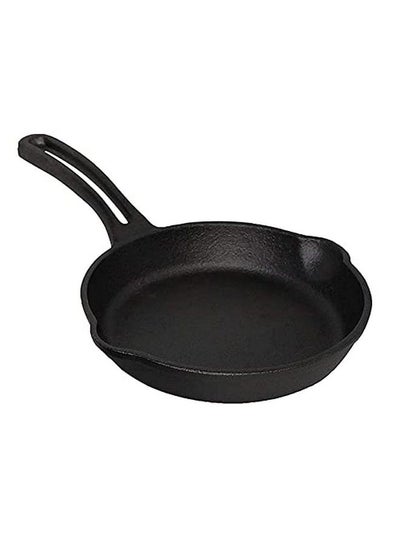 Buy Mir19050 Mini Ready To Use Preseasoned Round Cast Iron Skillet 6 Inch Black in Saudi Arabia