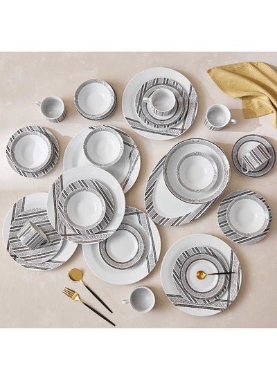 Buy Indigo 32-Piece Dinner Set 35 x 2.6 x 24 cm in Saudi Arabia