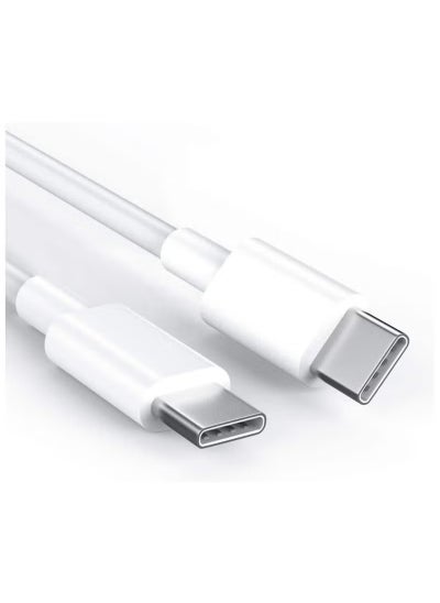 Buy Power Flow USB C Cable 60W, USB-C to USB-C Cable 2 meter, USB C Charger Cable for iPhone 15, Mac Book Pro 2020, iPad Pro 2020, Switch, Samsung Galaxy S20 Plus S9 S8 Plus, Pixel, Laptops and lot more in Saudi Arabia