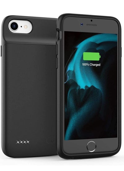 اشتري iPhone 6 6S 7 8 SE2 Charger Case 3000mAh Black في الامارات