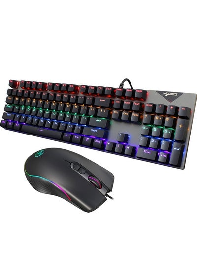 اشتري Wired Keyboard Mouse Combo Black في السعودية