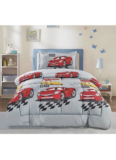 Buy Elevate Kids' Bedrooms with our Reversible Cartoons Printed 3-Piece Comforter Set in Saudi Arabia