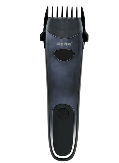 Buy Digital Rechargeable Vacuum Hair & Bread Trimmer, GTR56050 | 2 Guide Combs, 4 Cutting Lengths | Li-Ion Battery | 60 Mins Working Time | Ceramic+ Titanium Coated Blade in UAE