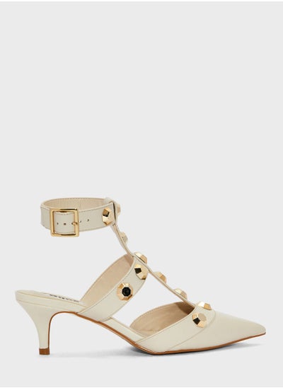 اشتري Ankle Strap Low Heel Sandals في الامارات