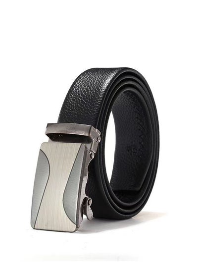 اشتري Men's automatic buckle business belt Laser dual SS في السعودية