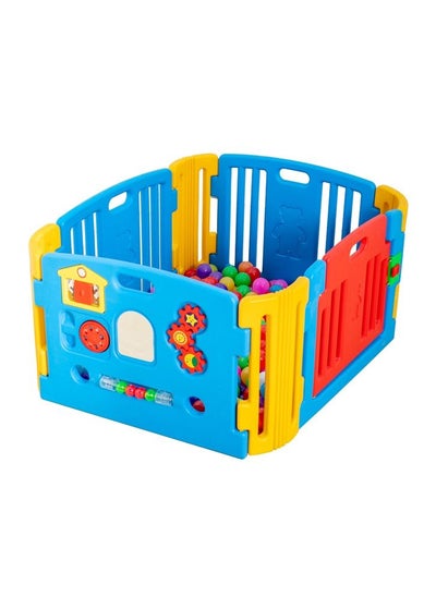 Buy Children Infant Plastic Gaming Fence Baby Playpen Household Indoor Playground Exclude Ball in UAE