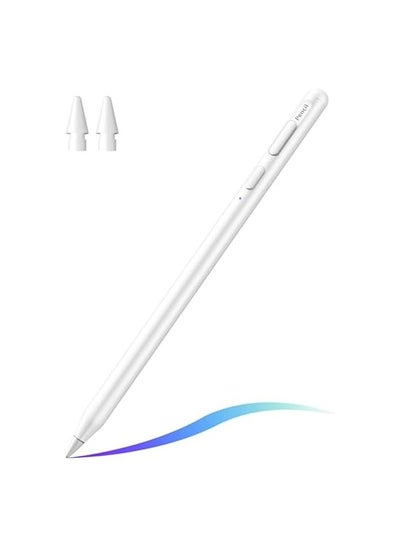 Buy iPad Pencil, Active iPad Stylus Pen with 10X Fast & Palm Rejection Magnetic Absorption Replacement for Apple Pencil - for iPad 6-10th, Pro 11''/12.9'' 3-6th, Air 3-5th, Mini 5-6th Gen in UAE