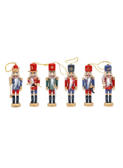 Buy Gulf Flowers Christmas Tree Decoration – Nutcracker, 6 Pcs for Holiday Decor in UAE