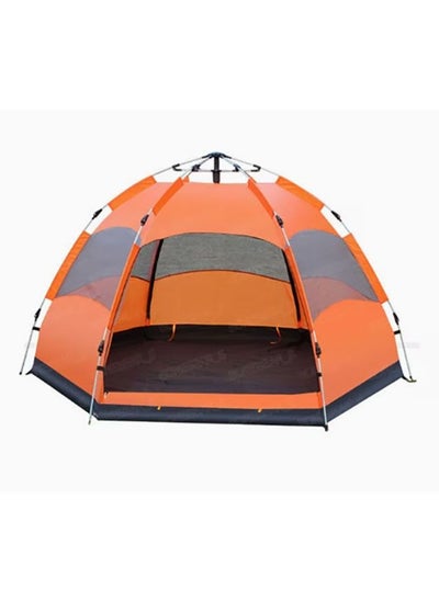 اشتري Portable Outdoor Waterproof Camping Tent 3-4 People Instant Auto Pop Up Lightweight Outdoor Camping Tent في السعودية