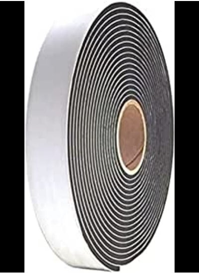 Buy ABBASALI Single Sided Foam Tape Multi-Surface Black Adhesive Weatherstrip Foam Tape Seal Insulation Tape Window Insulation Weather Stripping for Doors, Dust proof, Soundproof 7.5 Mtr(2 Inch) in UAE