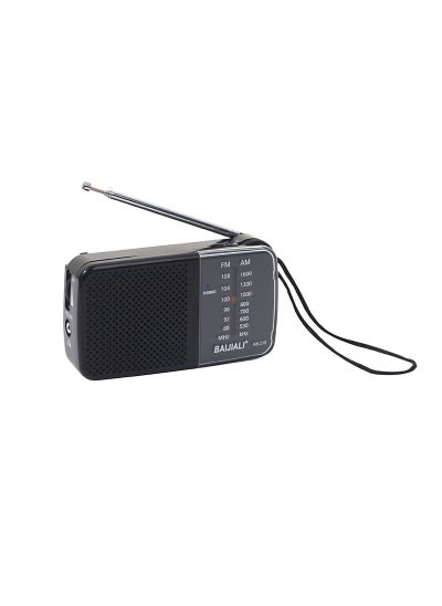 Buy Portable Retro Multi-Band Radio Receiver Black in Saudi Arabia