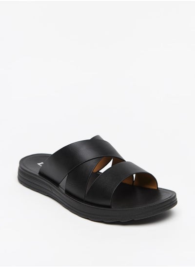 اشتري Men's Solid Slip-On Sandals في الامارات